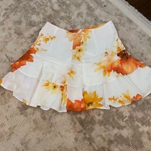 Forever 21 Flower Skirt